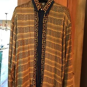 Versace large long sleeve mens shirt
